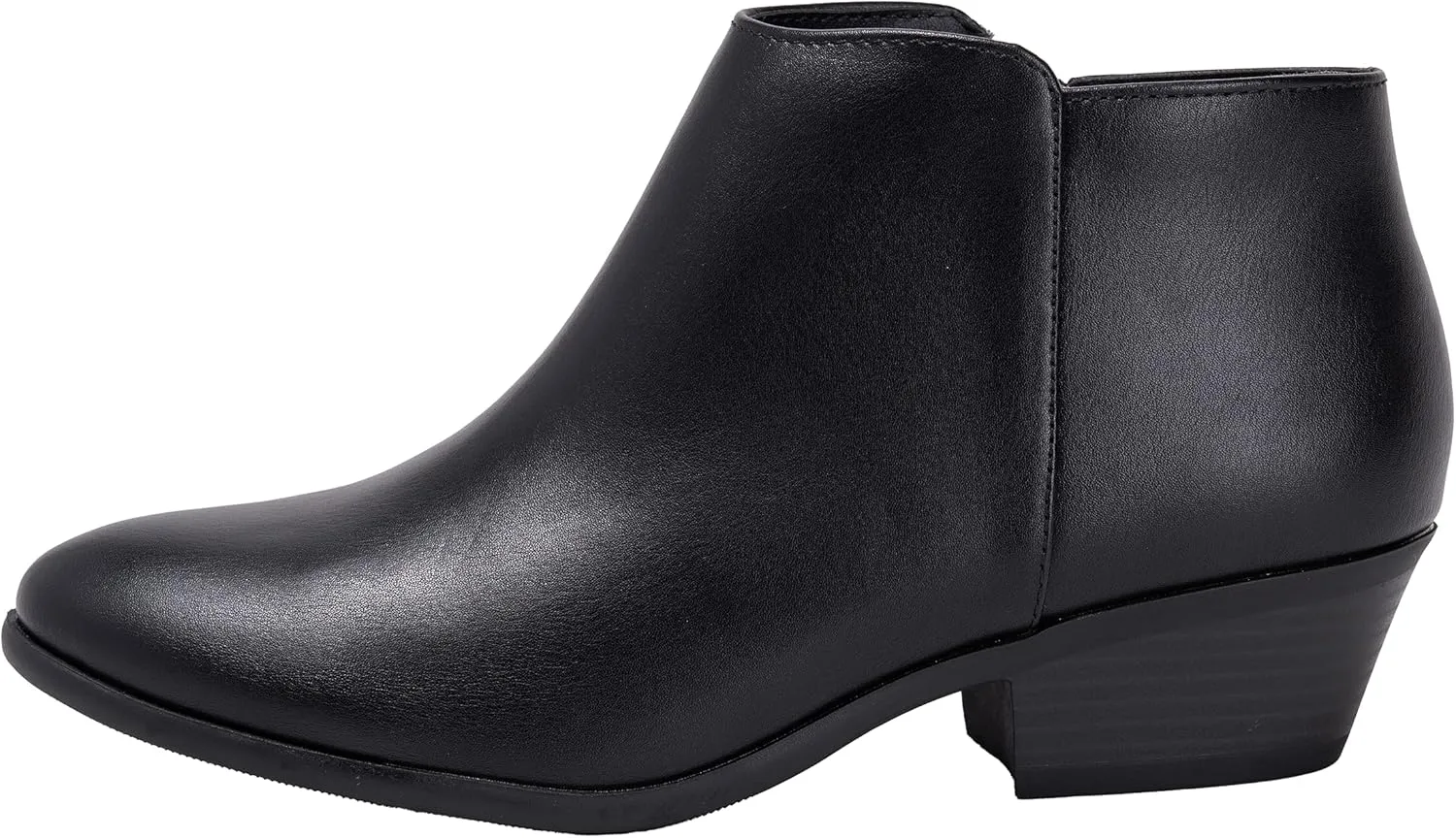 ~ TIFF ~ Women's Ankle Bootie Boot Low 1.5" Heel Side Zipper