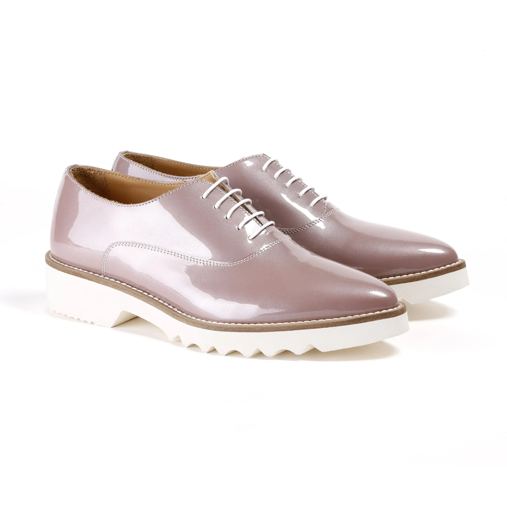 2017 Women's Mauve Patent Lace Up