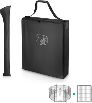 32" Dog Playpen Storage Bag, Bag Only, Suitable for Foldable Exercise Dog Playpen, 600D Heavy Duty Dog Fence Bag Travel with Strong Support, for Yard, RV Camping - 32.6" H x 28.3" L x 7.9" W