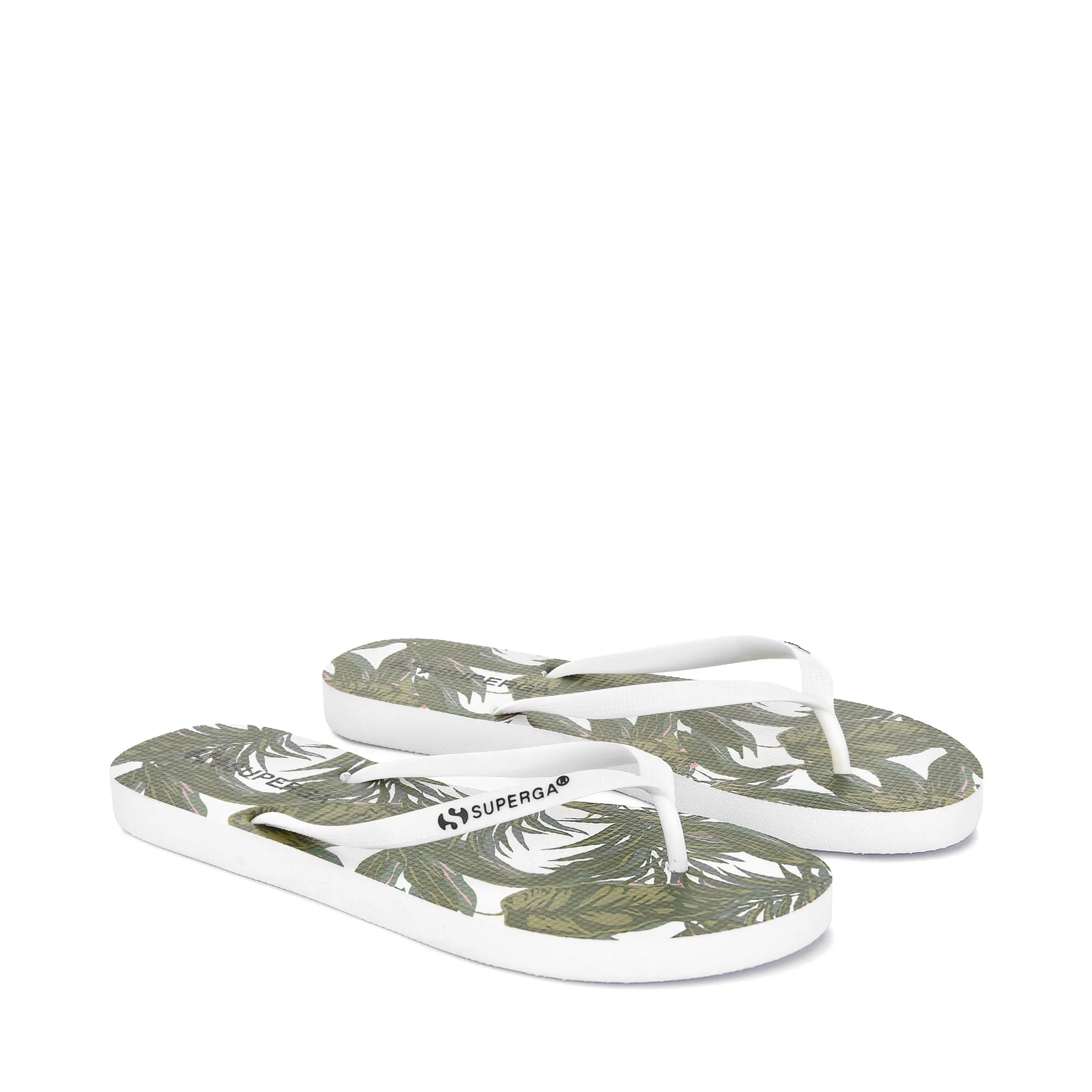 4121-FANRBRW - Slippers - Flip-Flop - Woman - PALMS-WHITE