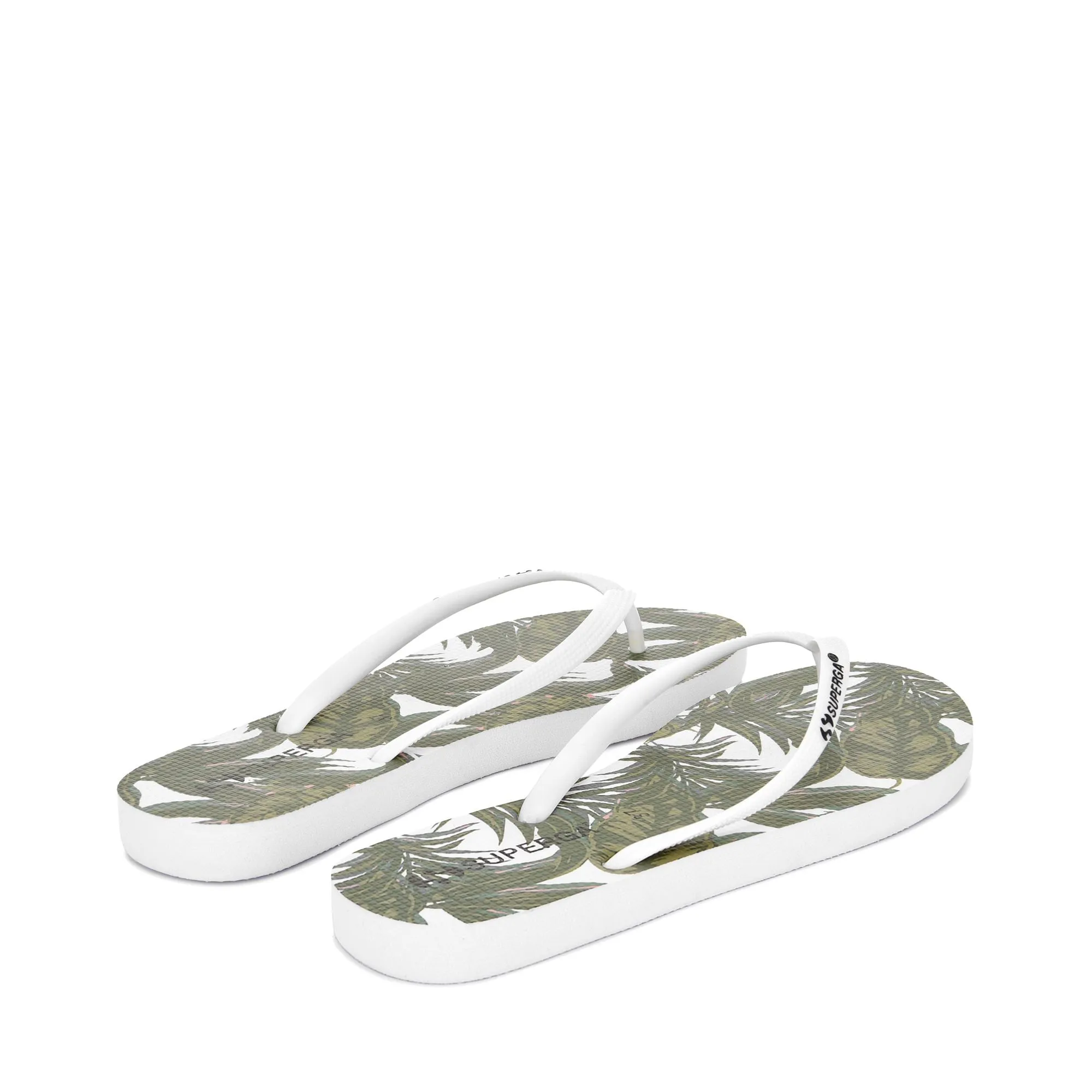 4121-FANRBRW - Slippers - Flip-Flop - Woman - PALMS-WHITE