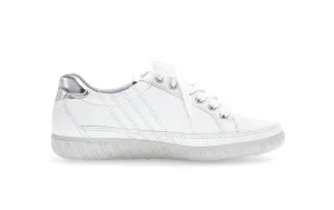 '46.458.50' women's lace-up sneaker - white