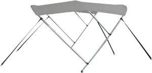 7.6 oz Gray 3 Bow Boat Bimini TOP Sunshade Super Sport Edition Compatible for Blue Water-REINELL Hawk I/O 1993-1994