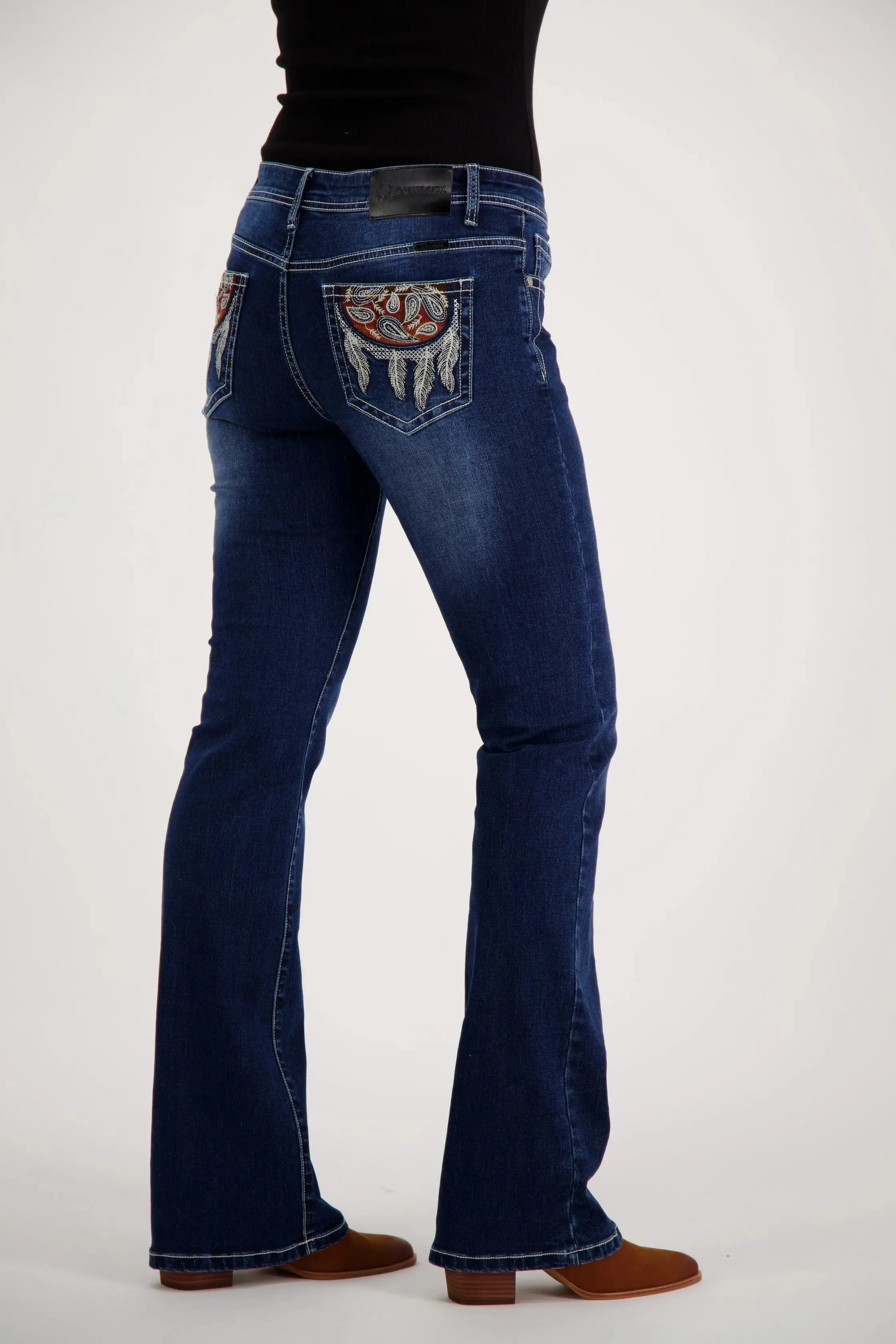 Alabama Bootcut Premium Stretch Denim Bling Jeans