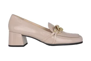 'Ally' women's pump - beige patent