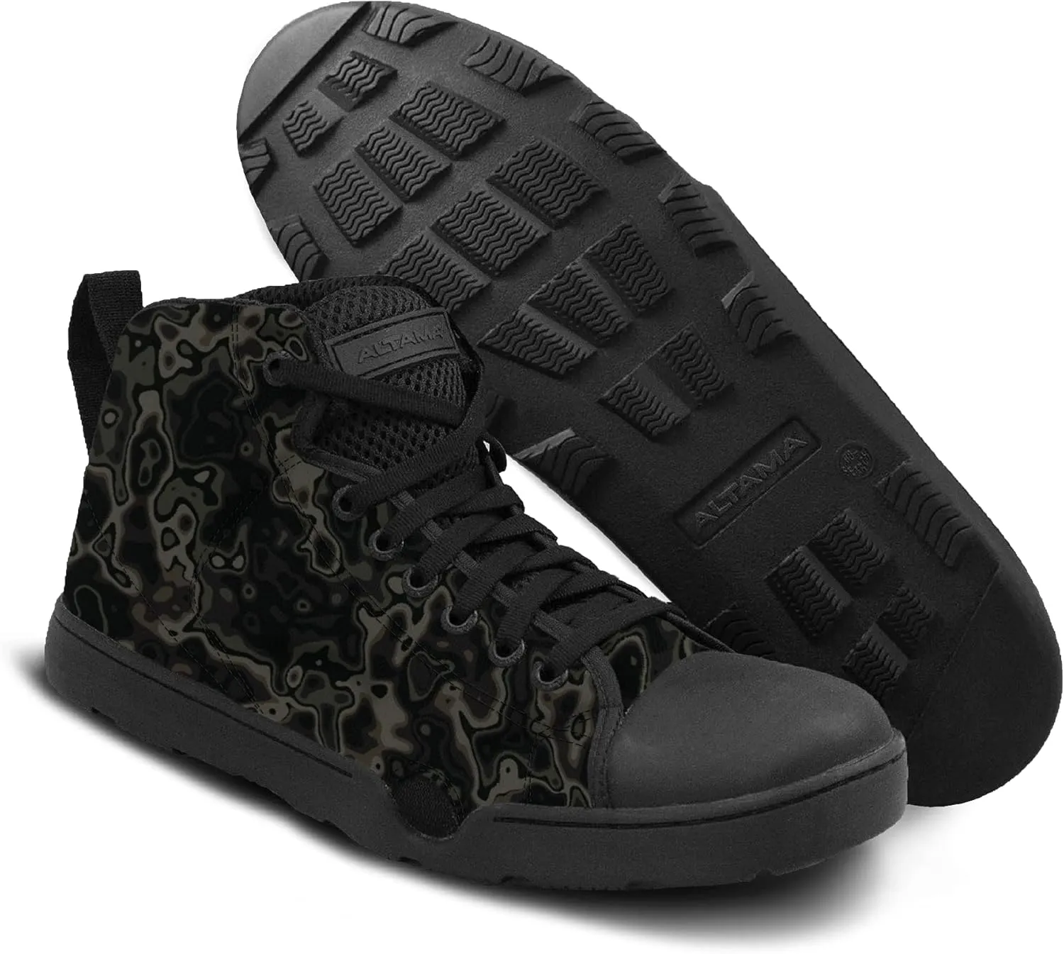 Altama 333250-W-055 MAS Relv Camo Marauder Mid Black/White W55