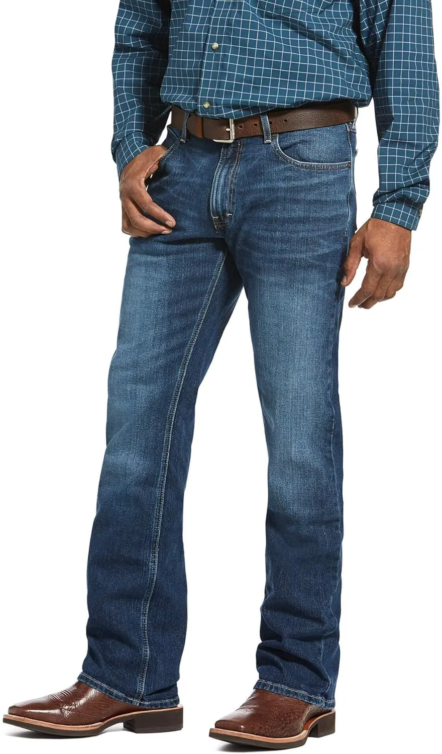 Ariat Men's M4 Low Rise Stretch Legacy Boot Cut Jean