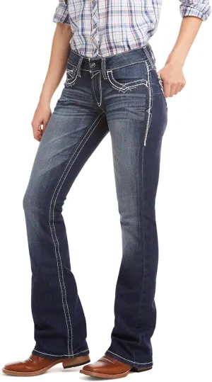 Ariat Women's R.e.a.l. Mid Rise Bootcut Jean