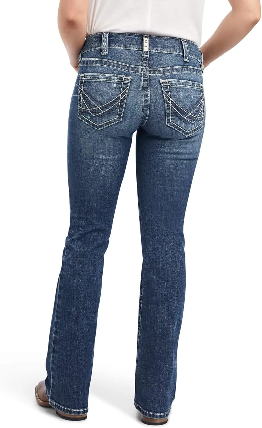 Ariat Women's R.E.A.L. Mid Rise Raquel Boot Cut Jean