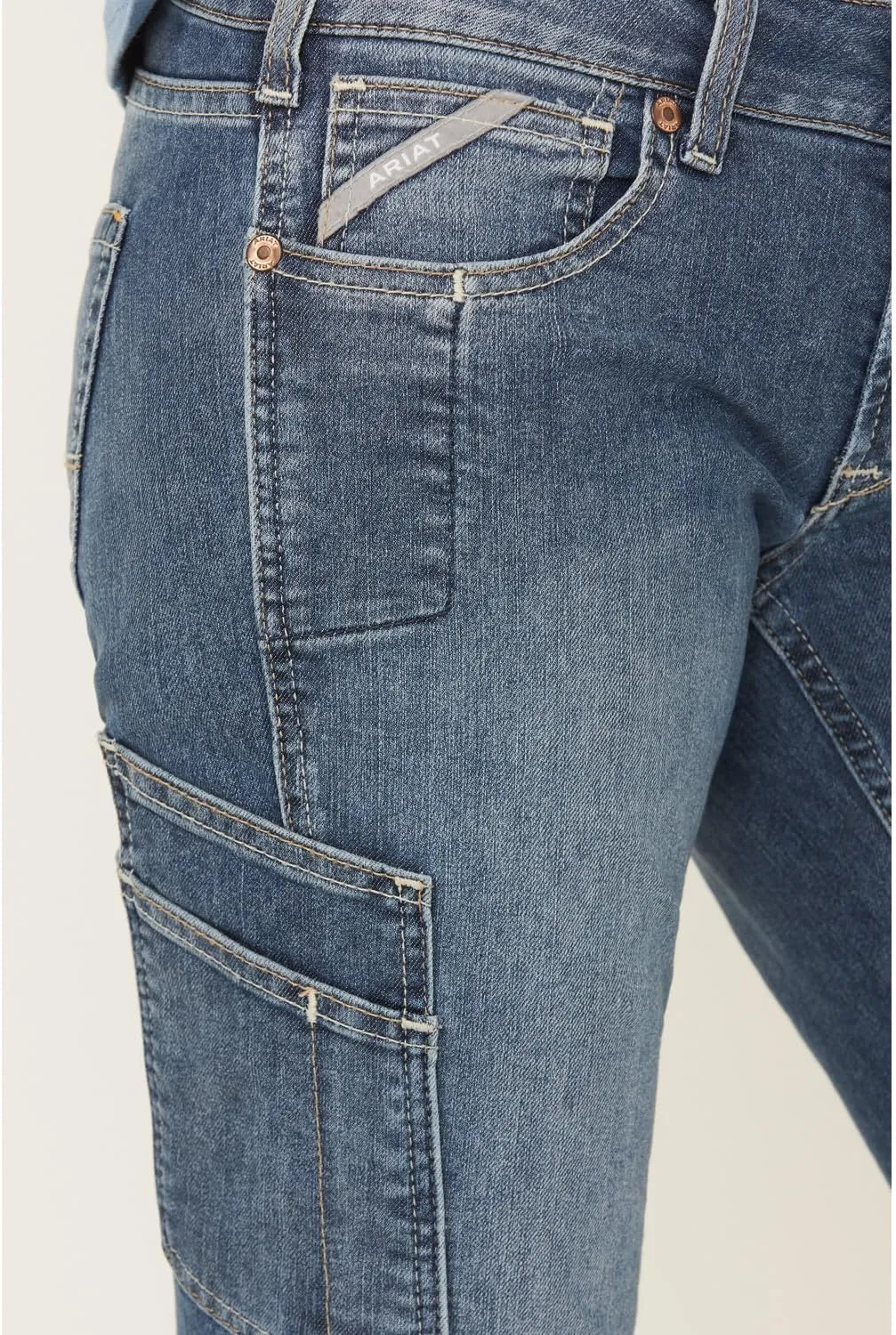 ARIAT Women's Rebar Durastretch Raven Boot Cut Jean