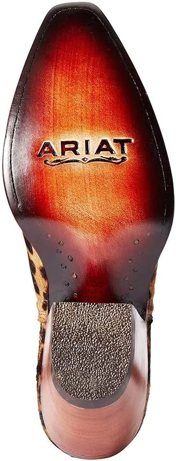 ARIAT Women's WMS Dixon Haircalf Leopard Hair on Fashion Boot