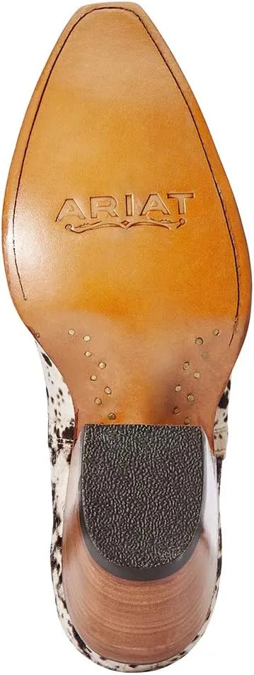 ARIAT Women's WMS Dixon Haircalf Leopard Hair on Fashion Boot