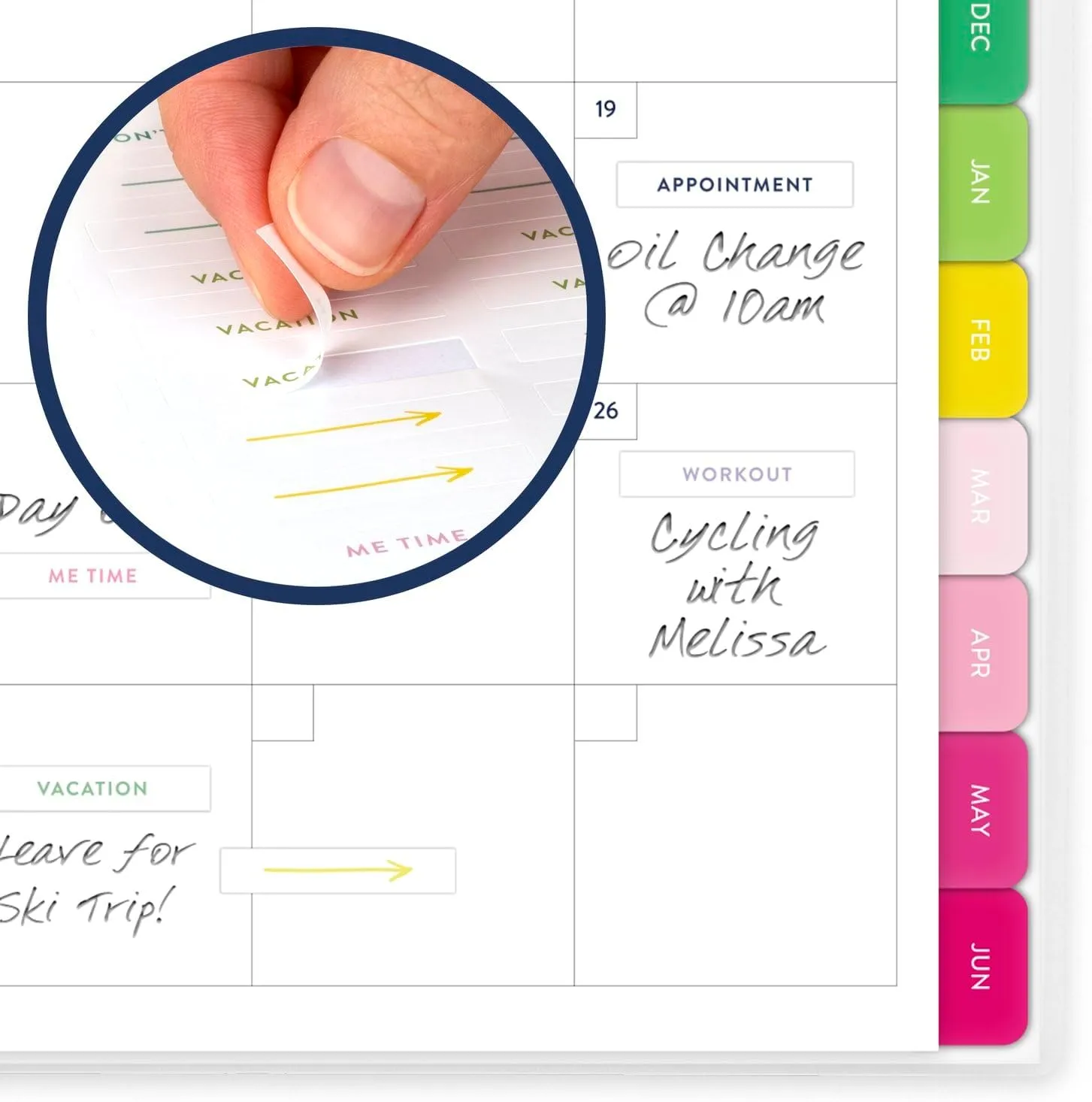 AT-A-GLANCE Planner 2025-2026 Academic, Simplified by Emily Ley, Weekly & Monthly, 8-1/2" x 11", Large, Monthly Tabs, Flexible Cover, Petite Floral (EL38-905A)