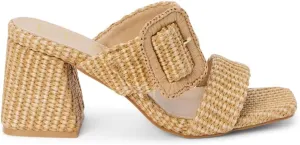 BEACH by Matisse Womens Lucy Block Casual Sandals Casual High Heel 3" & Up - Brown