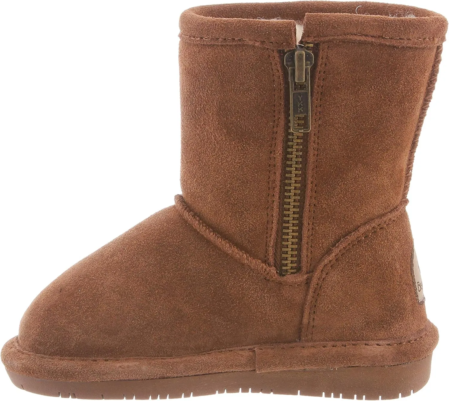 BEARPAW Unisex-Child Emma Toddler Zipper Mid Calf Boot