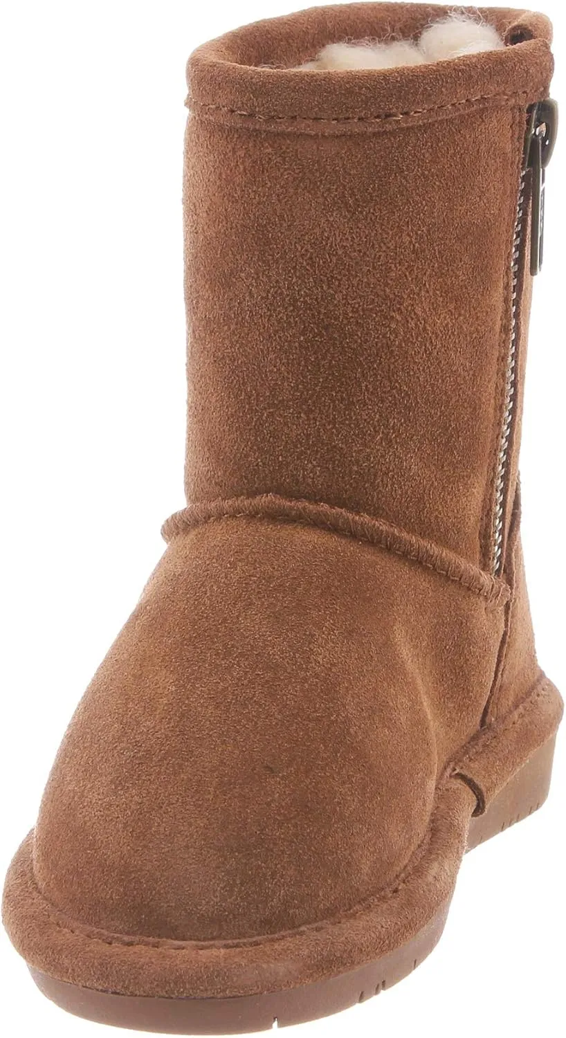 BEARPAW Unisex-Child Emma Toddler Zipper Mid Calf Boot