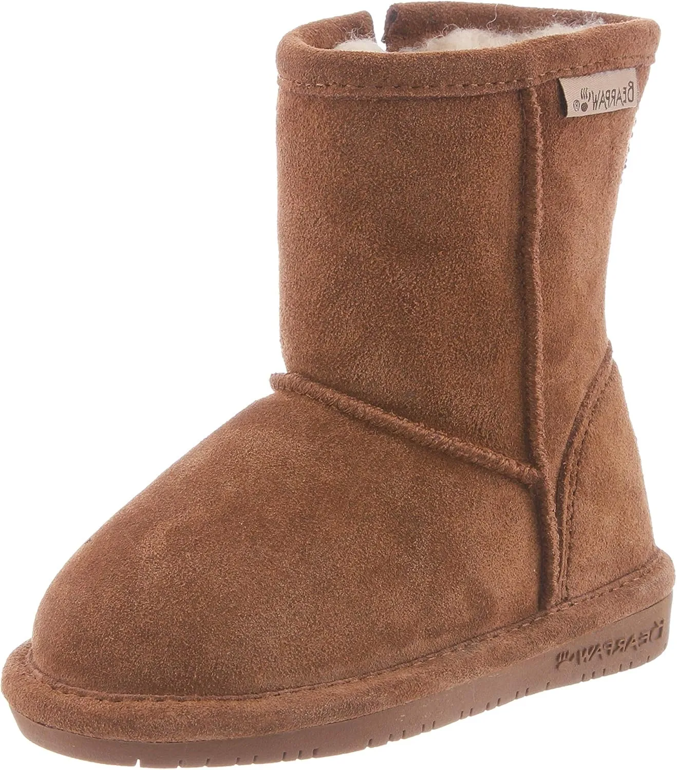 BEARPAW Unisex-Child Emma Toddler Zipper Mid Calf Boot