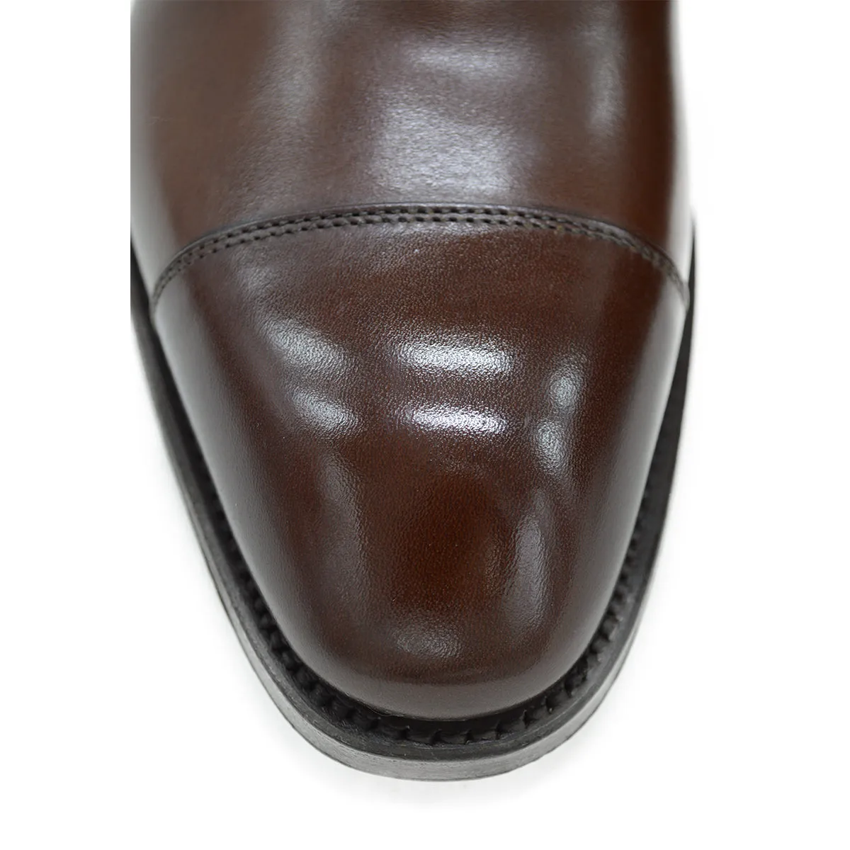 Berwick 1707 Straight Cap Oxford (5217) Dark Brown