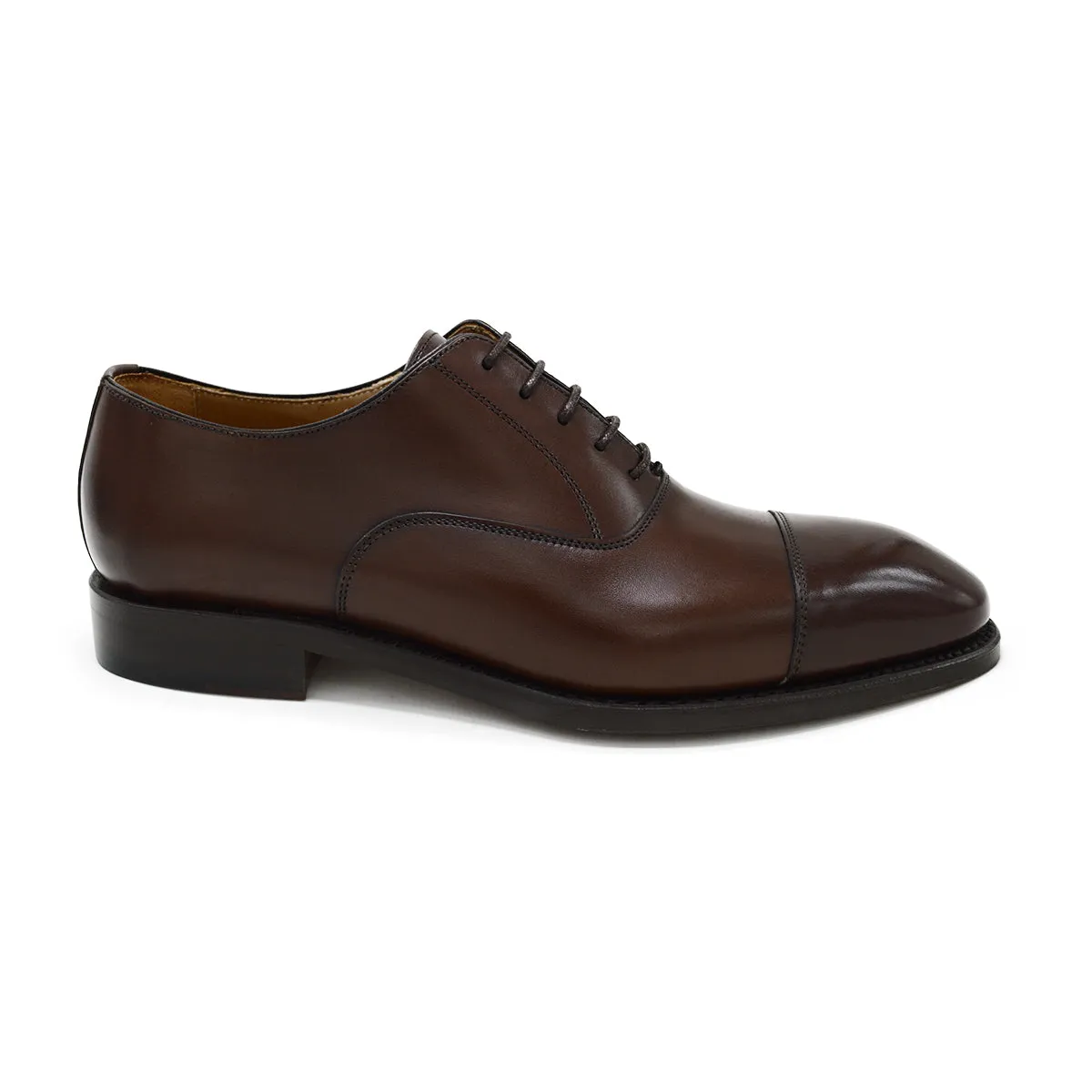 Berwick 1707 Straight Cap Oxford (5217) Dark Brown