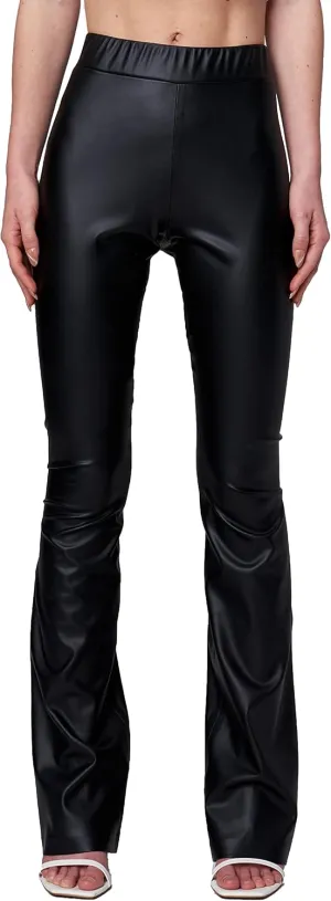[BLANKNYC] Womens Hoyt Vegan Leather Mini Boot Cut Legging