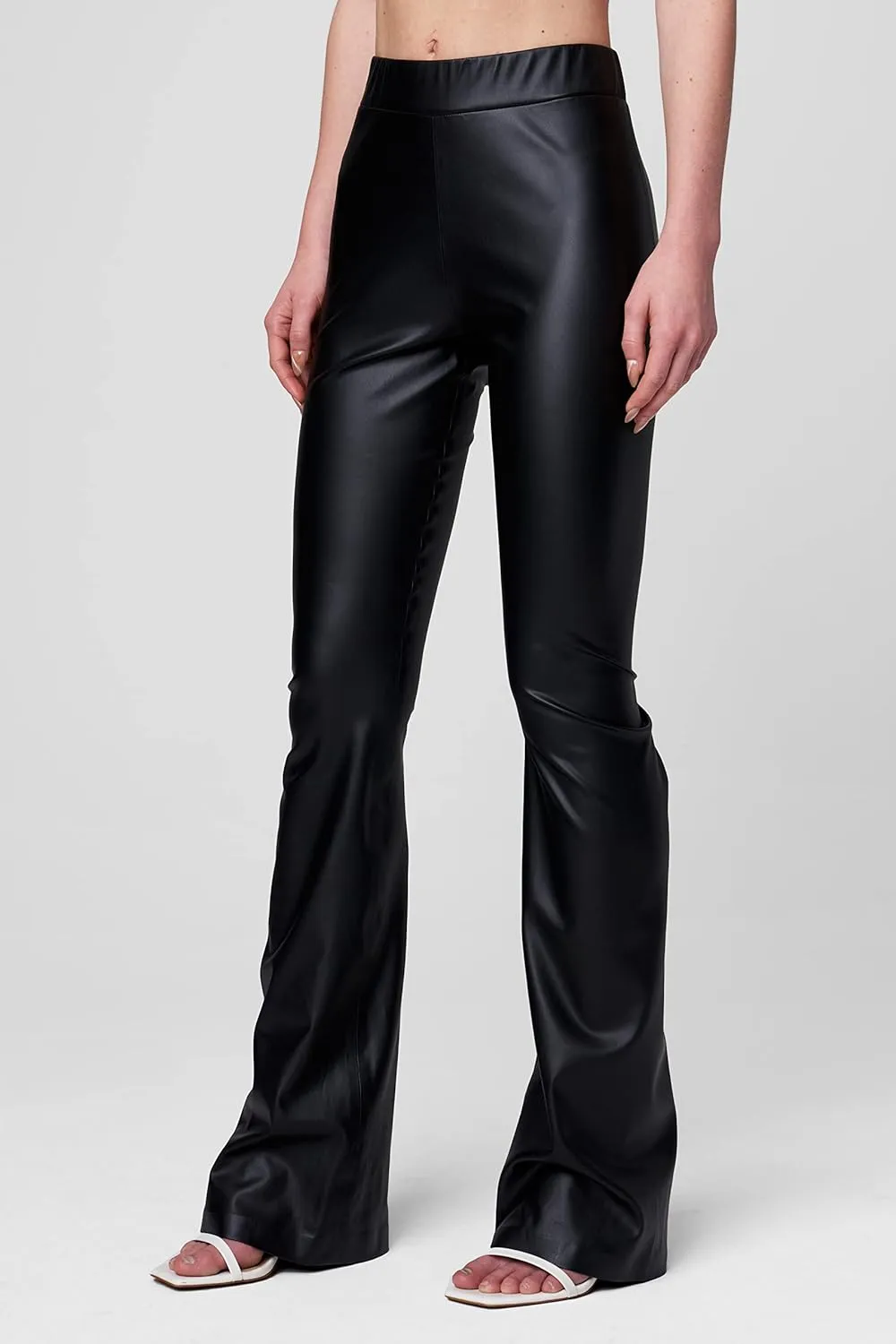 [BLANKNYC] Womens Hoyt Vegan Leather Mini Boot Cut Legging