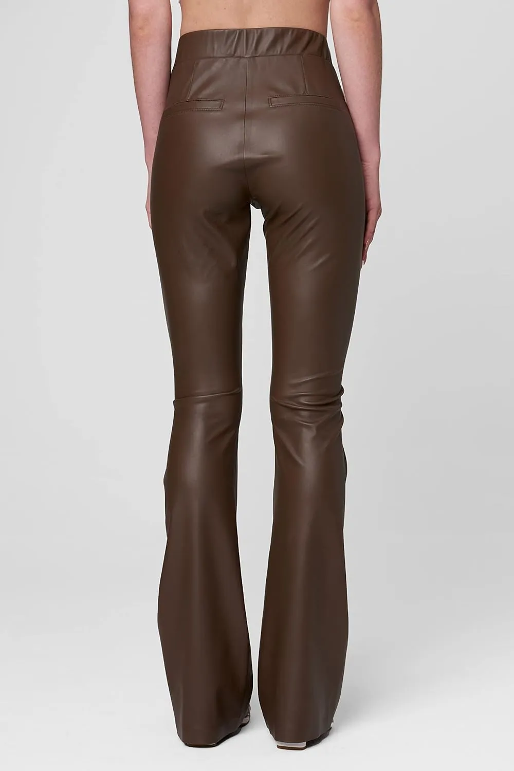 [BLANKNYC] Womens Hoyt Vegan Leather Mini Boot Cut Legging
