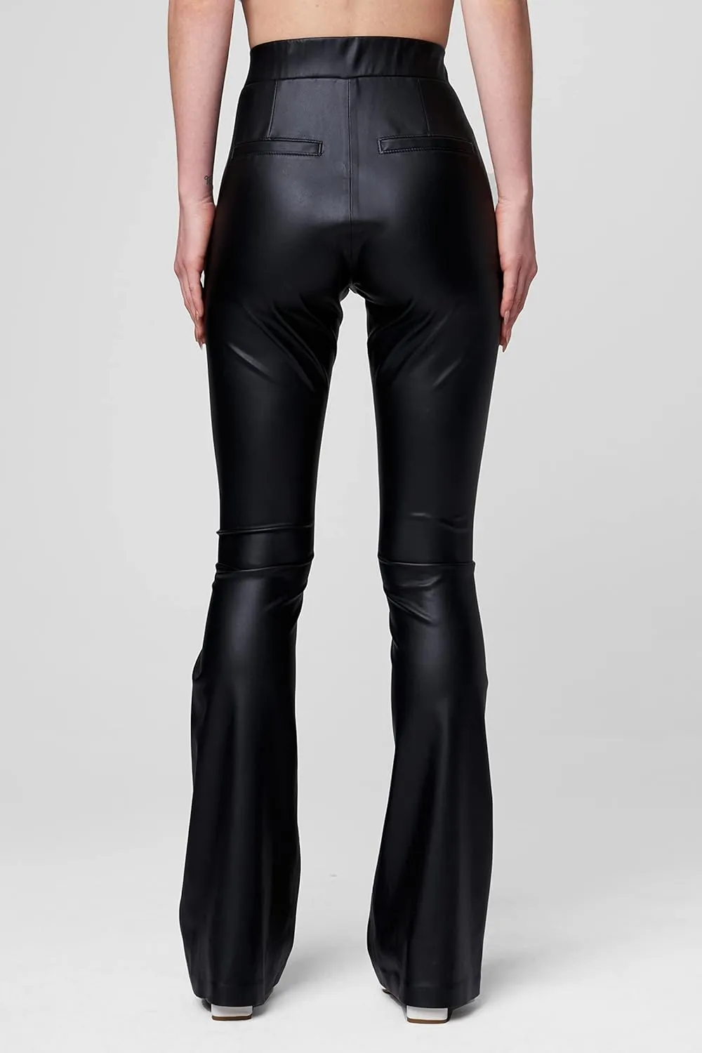 [BLANKNYC] Womens Hoyt Vegan Leather Mini Boot Cut Legging