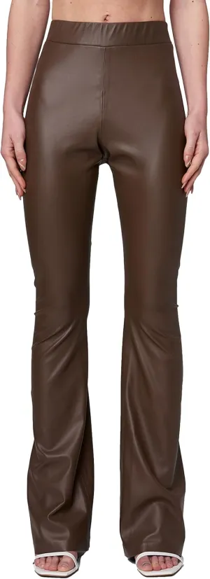 [BLANKNYC] Womens Hoyt Vegan Leather Mini Boot Cut Legging