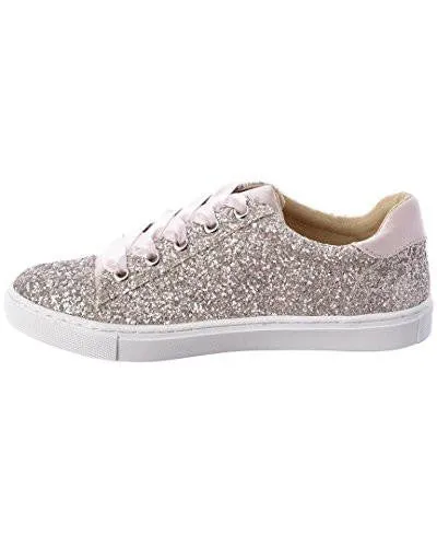 Blue By SbRae Fashion Sneaker, Blush Glitter, 7.5 M Us