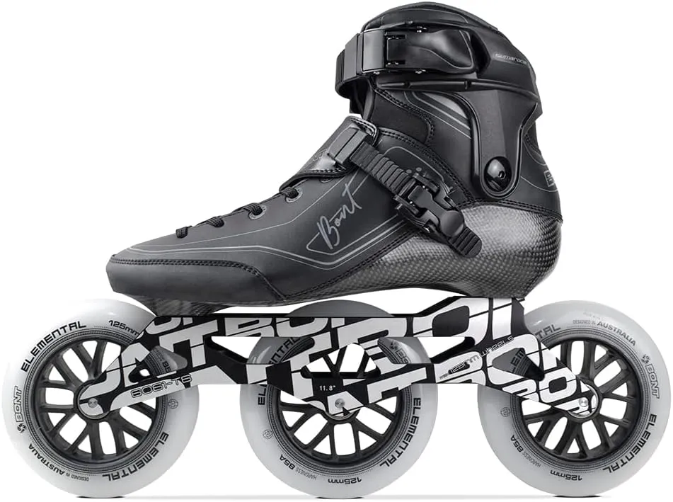 Bont Semi Race III Inline Skates - 2PF Unity 11.8" Frame   Elemental 125mm Wheels   ABEC7 Bearings