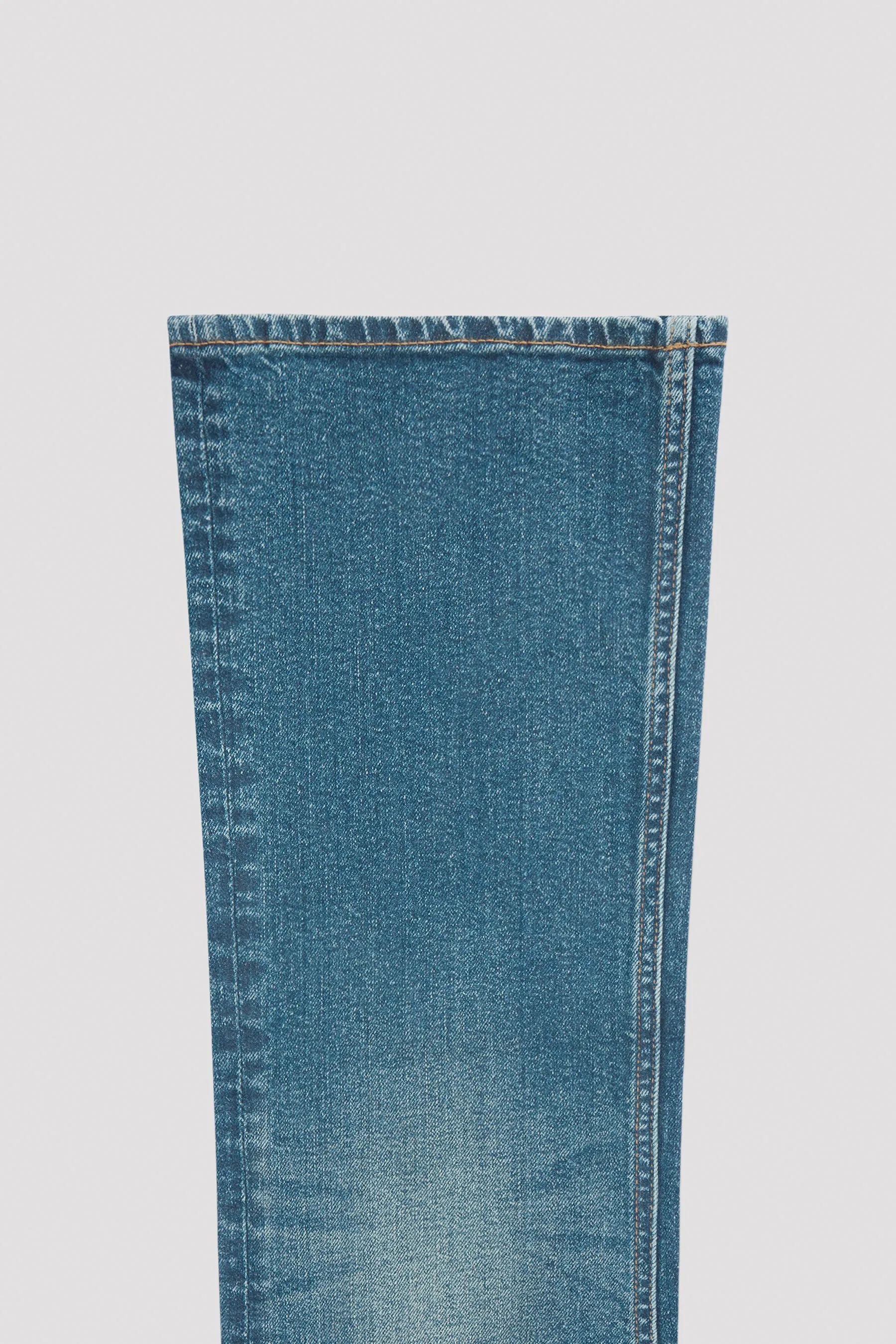 Boot Cut Jeans in Mid Blue  Denim