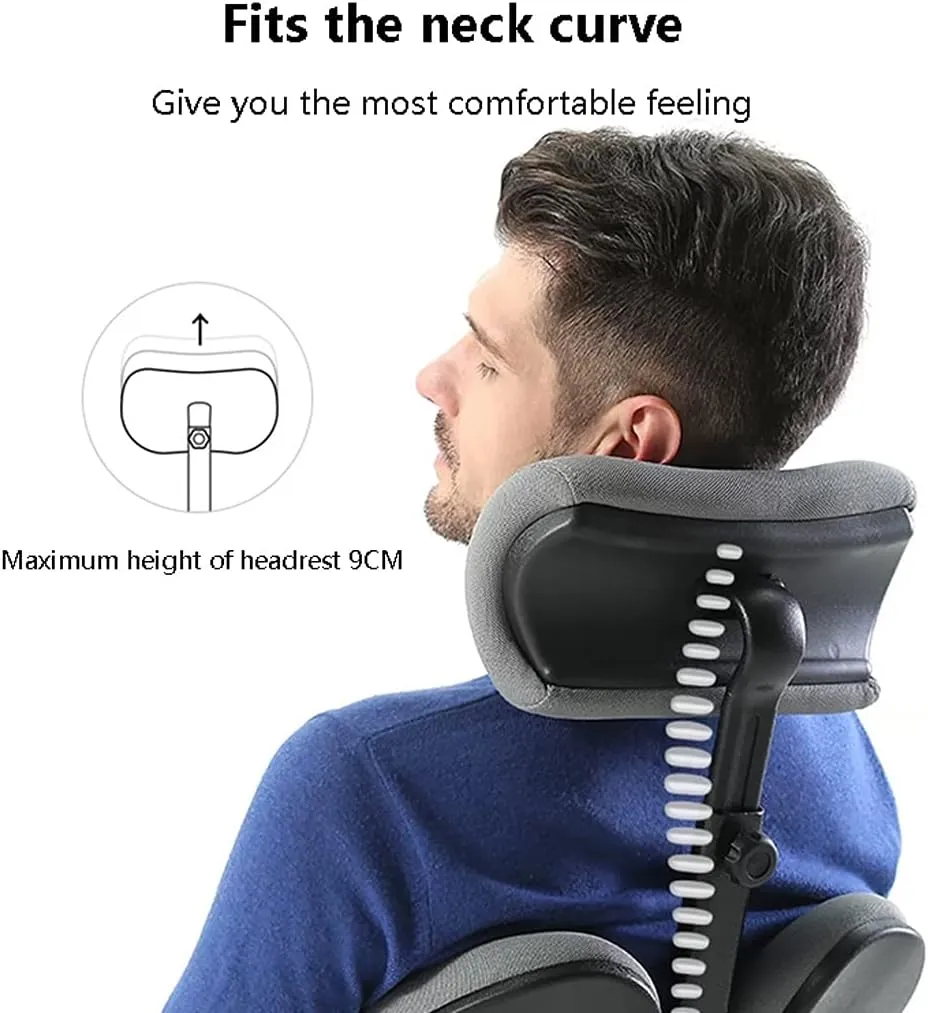 Breathable mesh Office Chair with Pulley Bracket,Ergonomic Adjustable Desk Chair with armrests, for Office, Dormitory, Home Gift (Color : Red) (Red)