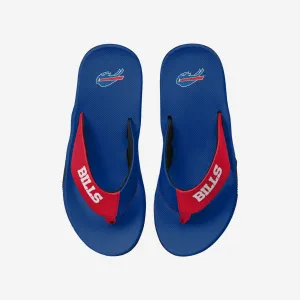 Buffalo Bills Team Color Contour Flip Flop