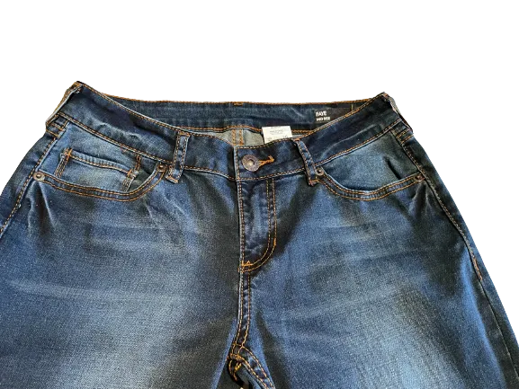 Buffalo Faye Mid Rise Stretch Boot Cut Jeans