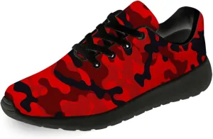 Camouflage Print Shoes for Men Women Running Comfortable Lightweight Tennis Walking Sneakers