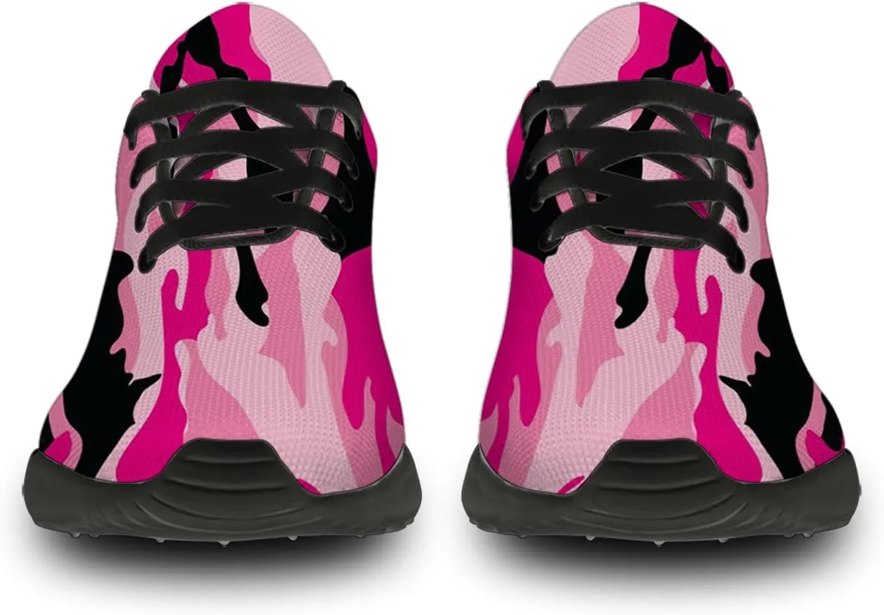 Camouflage Print Shoes Men Women Running Comfortable Ultra Lightweight Tennis Walking Fashion Workout Sneakers