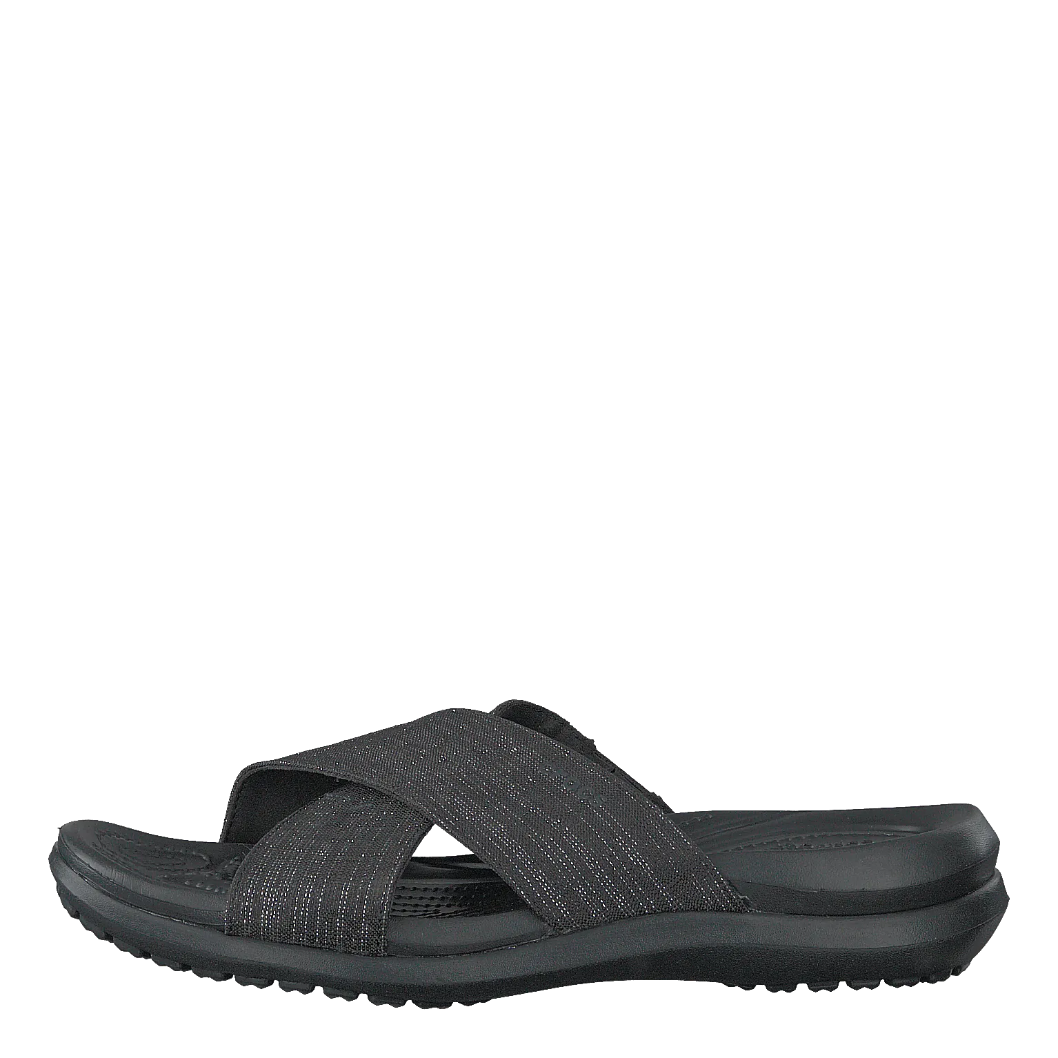 Capri Shimmer Xband Sandal Women Black / Black