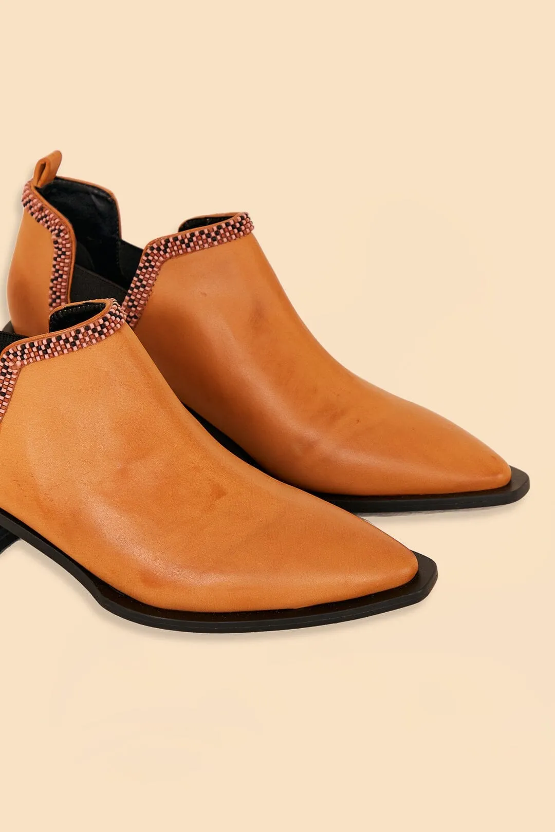 Caramel Low Cut Boot