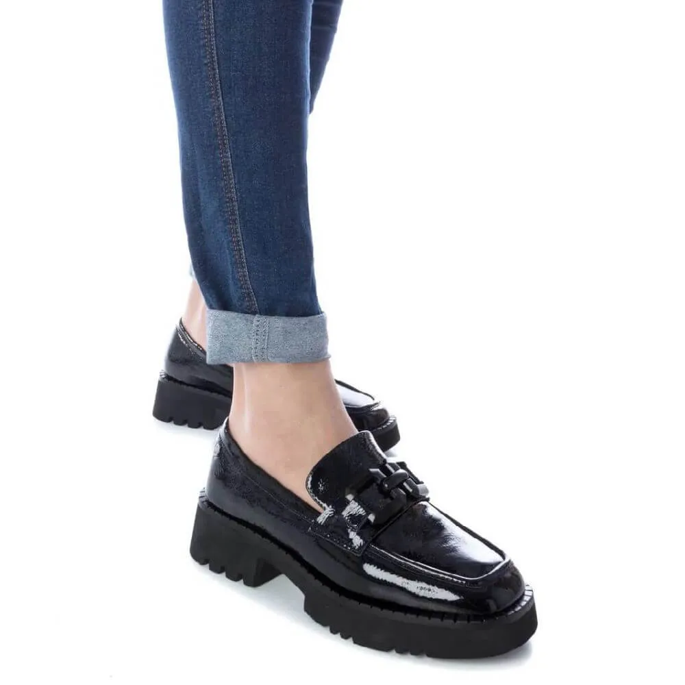 Carmela 16112401 Patent Leather Loafer-BLACK