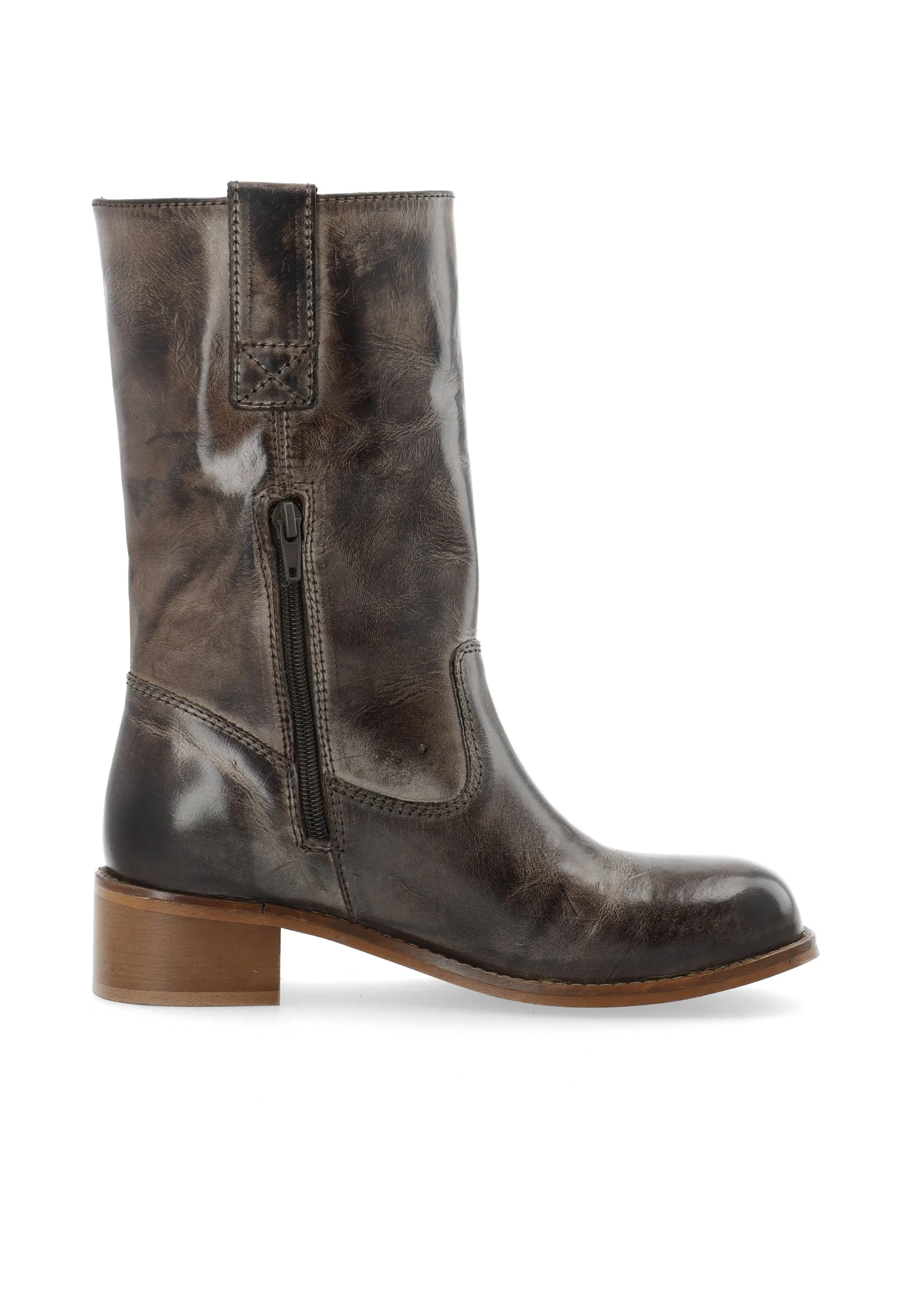 CASVILMA MID CUT BOOT - Coffee