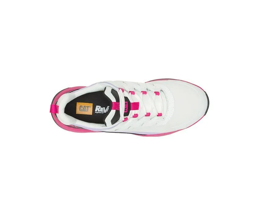 Caterpillar Women's Streamline Runner Carbon Composite Toe Work Shoe Black/Pink | Bright White/Black | Bright White/Blue