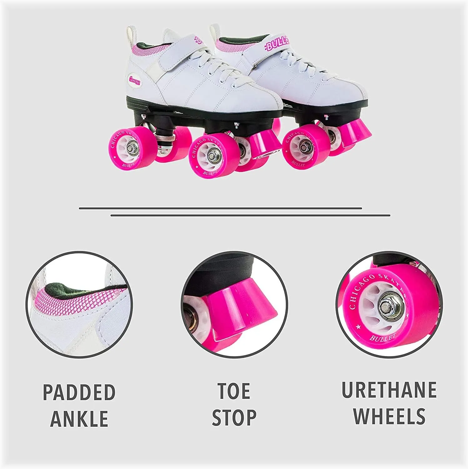 Chicago Skates Bullet Ladies Speed Roller Skate
