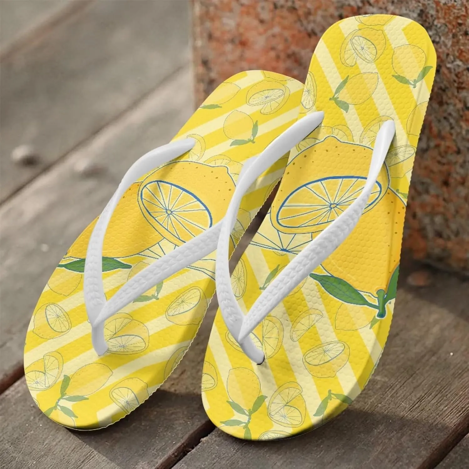 Coloranimal Flip Flops for Women Sandals Women Comfortable Womens Flip Flops House Slippers Beach Sandals Water Resistant Shower Shoes