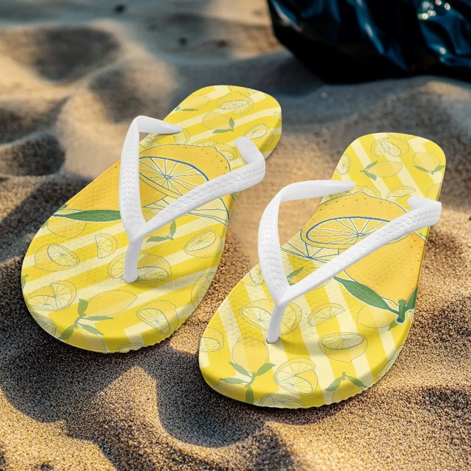Coloranimal Flip Flops for Women Sandals Women Comfortable Womens Flip Flops House Slippers Beach Sandals Water Resistant Shower Shoes