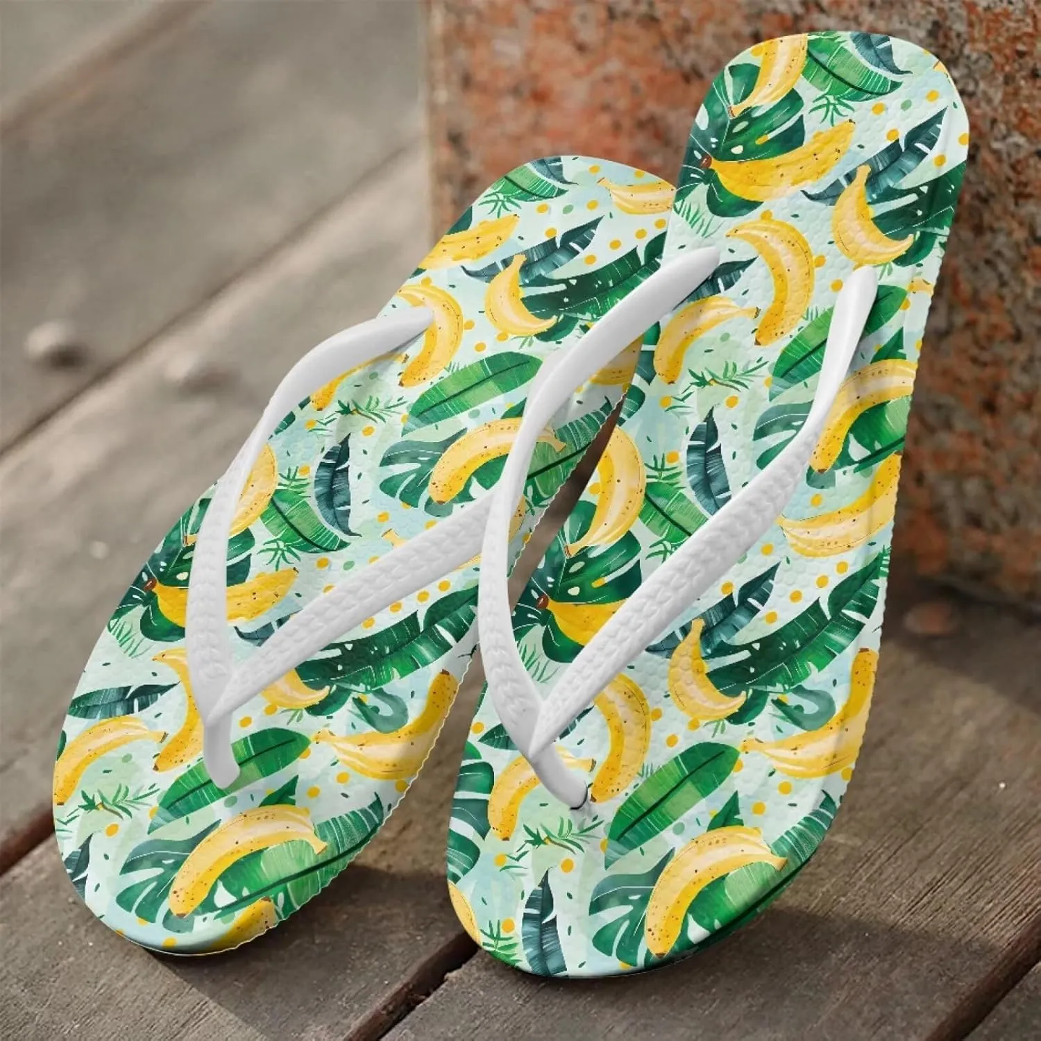 Coloranimal Flip Flops for Women Sandals Women Comfortable Womens Flip Flops House Slippers Beach Sandals Water Resistant Shower Shoes