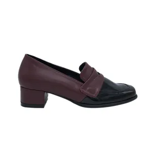 Cora Maroon Black