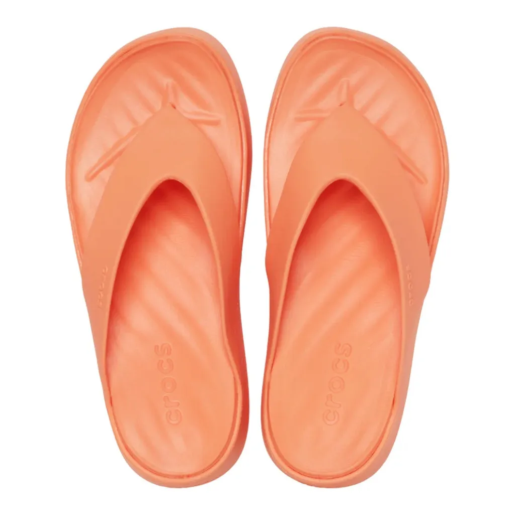 Crocs Sandalias Getaway Plataforma Flip Naranja, para Mujer