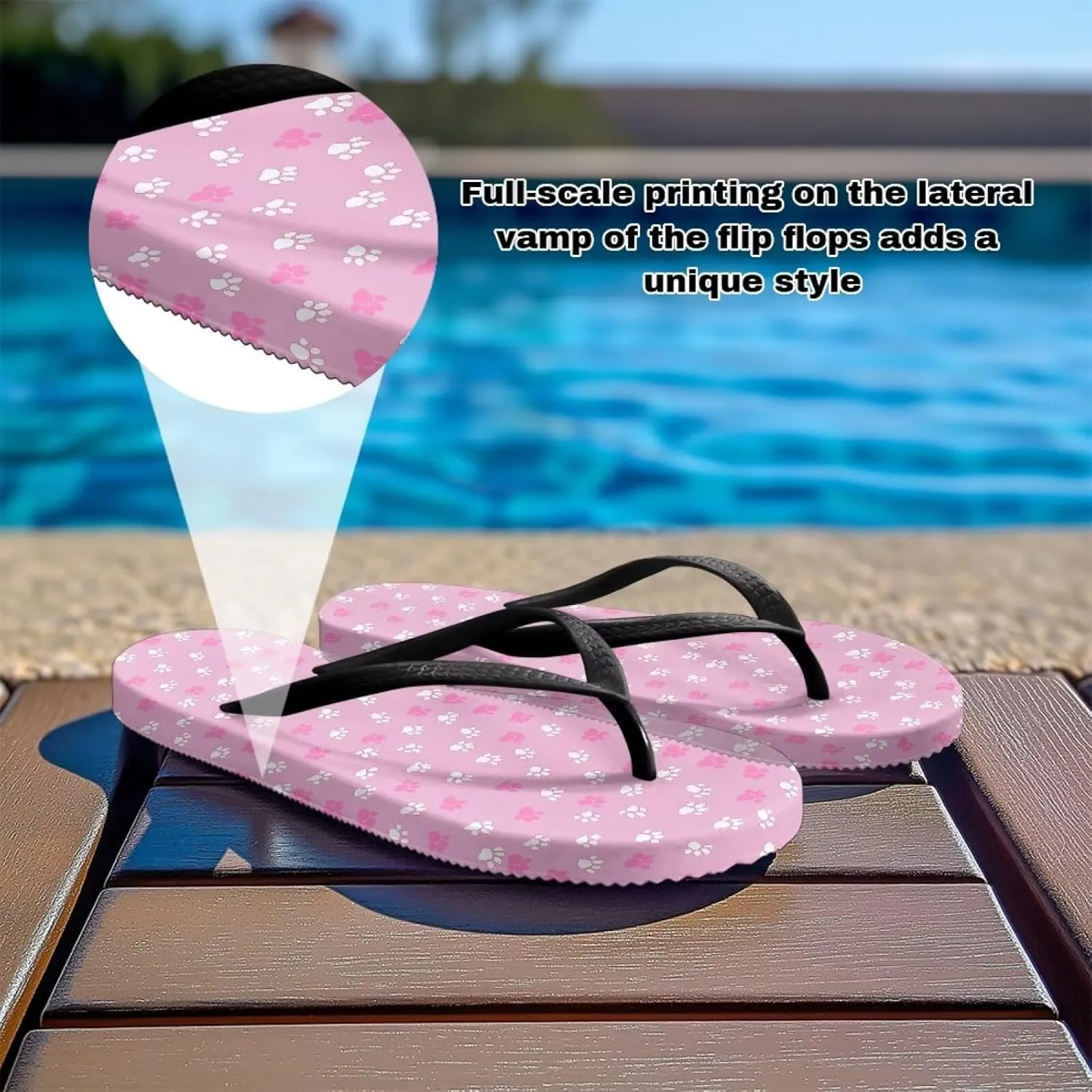 Cushion Breeze Women's Flip Flop Fashion House Soft Cushion Footbed Arch Support Fashion Summer Shoes Black Sole Size US 5.5-9.5