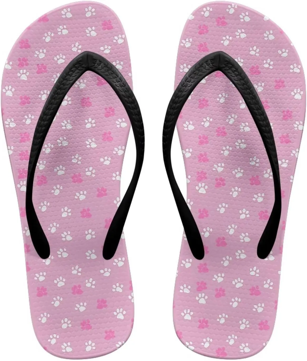 Cushion Breeze Women's Flip Flop Fashion House Soft Cushion Footbed Arch Support Fashion Summer Shoes Black Sole Size US 5.5-9.5