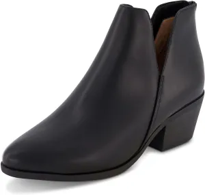 CUSHIONAIRE Women's Elodie Ankle Boot  Memory Foam, Wide Widths Available